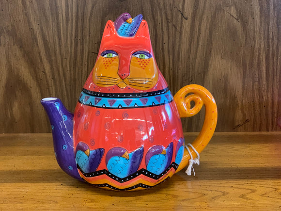 Laurel Burch Cat Teapot