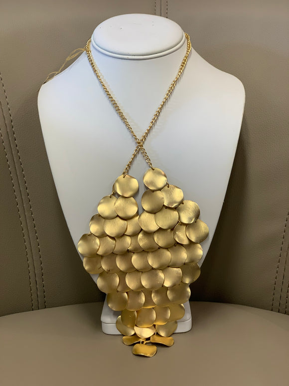 Gold Scales Necklace